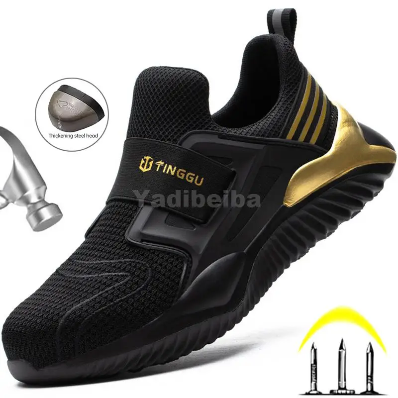2022 Safety Shoes Men Steel Toe Cap Work Safety Shoes Sneakers Male Lightweight Work Boots Men Indestructible Work Shoes Male
2022 Safety Shoes Men Steel Toe Cap Work Safety Shoes Sneakers Male Lightweight Work Boots Men Indestructible Work Shoes Male