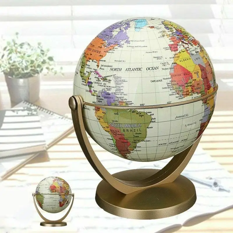 European and American English Version Rotating World Desktop Education Home Earth Decoration Globe Antique Office Geography B1V5
European and American English Version Rotating World Desktop Education Home Earth Decoration Globe Antique Office Geography B1V5