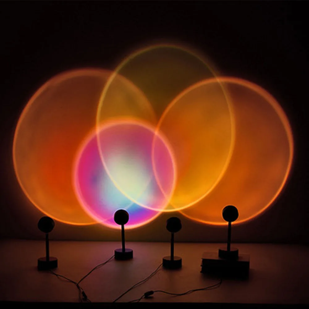 Sunset Projection Lamp Rainbow Atmosphere Night Light Sunset Light For Bedroom Room Decoration Background Wall Tiktok Table Lamp
Sunset Projection Lamp Rainbow Atmosphere Night Light Sunset Light For Bedroom Room Decoration Background Wall Tiktok Table Lamp