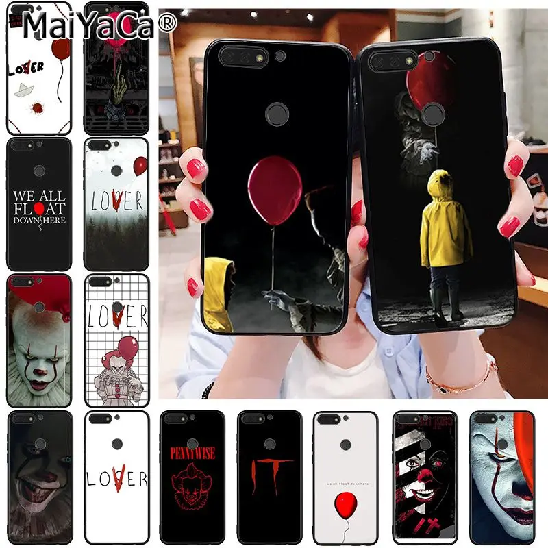 MaiYaCa Stephen King s It pennywise чехол для телефона Huawei Honor 8X 9 10 20 Lite 8A 5A 7A 7C 10i 8C 9X Pro|Бамперы| |