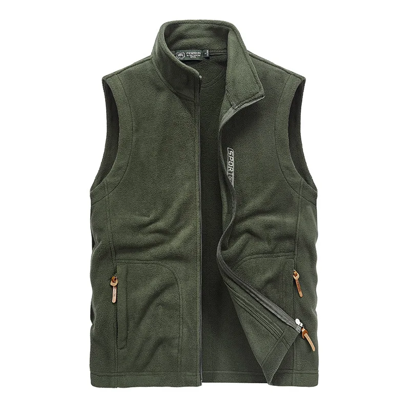 2021 Fleece Vest Men Waistcoat Outdoor Fishing Photography Waistcoat Men Plus Size M-5XL Gilet Homme Autumn Sleeveless Jacket
2021 Fleece Vest Men Waistcoat Outdoor Fishing Photography Waistcoat Men Plus Size M-5XL Gilet Homme Autumn Sleeveless Jacket