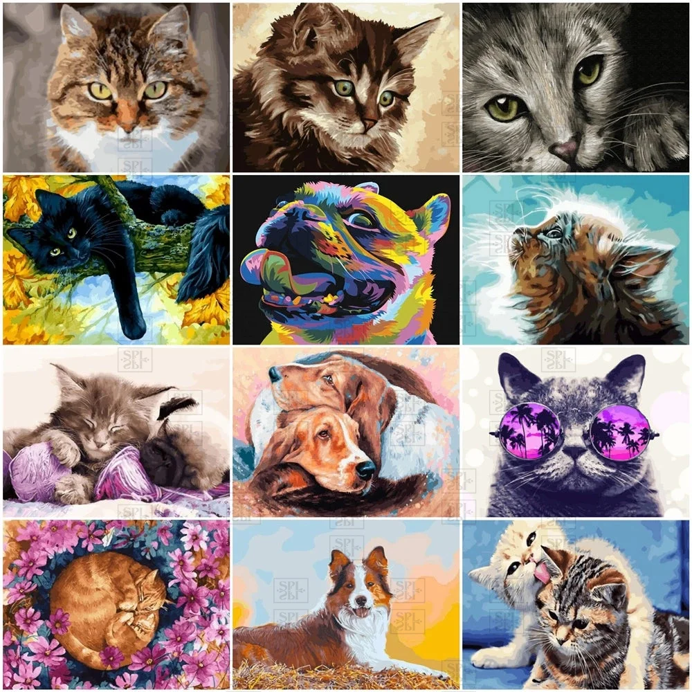 5D Animal Full Square Round Drill Home Decoration Pictures Diamond Embroidery Dog Cat Rhinestone Mosaic Wall Art Handmade Gift
5D Animal Full Square Round Drill Home Decoration Pictures Diamond Embroidery Dog Cat Rhinestone Mosaic Wall Art Handmade Gift