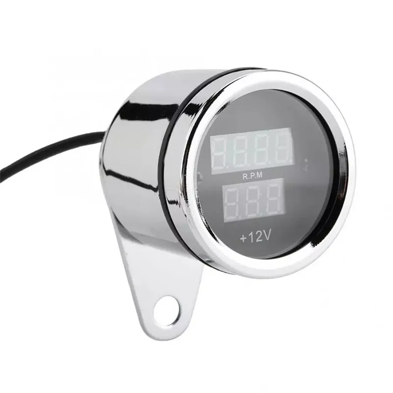 2 in 1 12V DC Motorcycle LED Digital Voltmeter Tachometer Gauge Metal Odometer Speedometer painel moto accesorios
2 in 1 12V DC Motorcycle LED Digital Voltmeter Tachometer Gauge Metal Odometer Speedometer painel moto accesorios