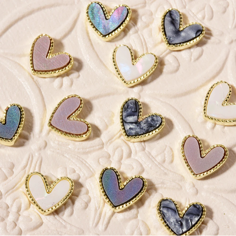 10Pcs/set Delicate Peach Heart Ornaments Love Fritillaria Nail Drills Manicure Jewelry DIY Nail Art Decorations
10Pcs/set Delicate Peach Heart Ornaments Love Fritillaria Nail Drills Manicure Jewelry DIY Nail Art Decorations
