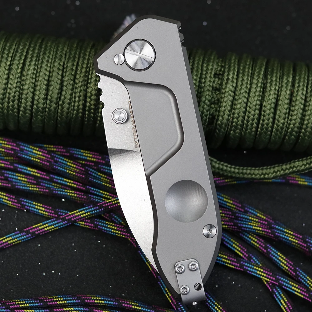 Extrema Ratio Frame Rock Titanium Handle N690 Blade Ball Bearing Camp Hunting Survival Outdoor EDC Tool Kitchen Folding Knife
Extrema Ratio Frame Rock Titanium Handle N690 Blade Ball Bearing Camp Hunting Survival Outdoor EDC Tool Kitchen Folding Knife