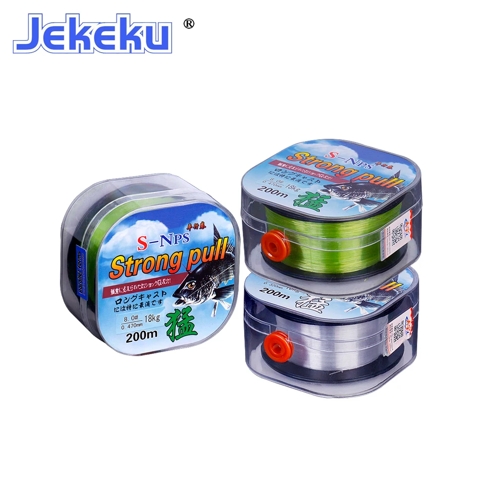 JEKEKU NEW Super Strong Nylon Fishing Line 200m High Quality Monofilament Abrasion Japan Fishing Line 2-32LB High Quality
JEKEKU NEW Super Strong Nylon Fishing Line 200m High Quality Monofilament Abrasion Japan Fishing Line 2-32LB High Quality