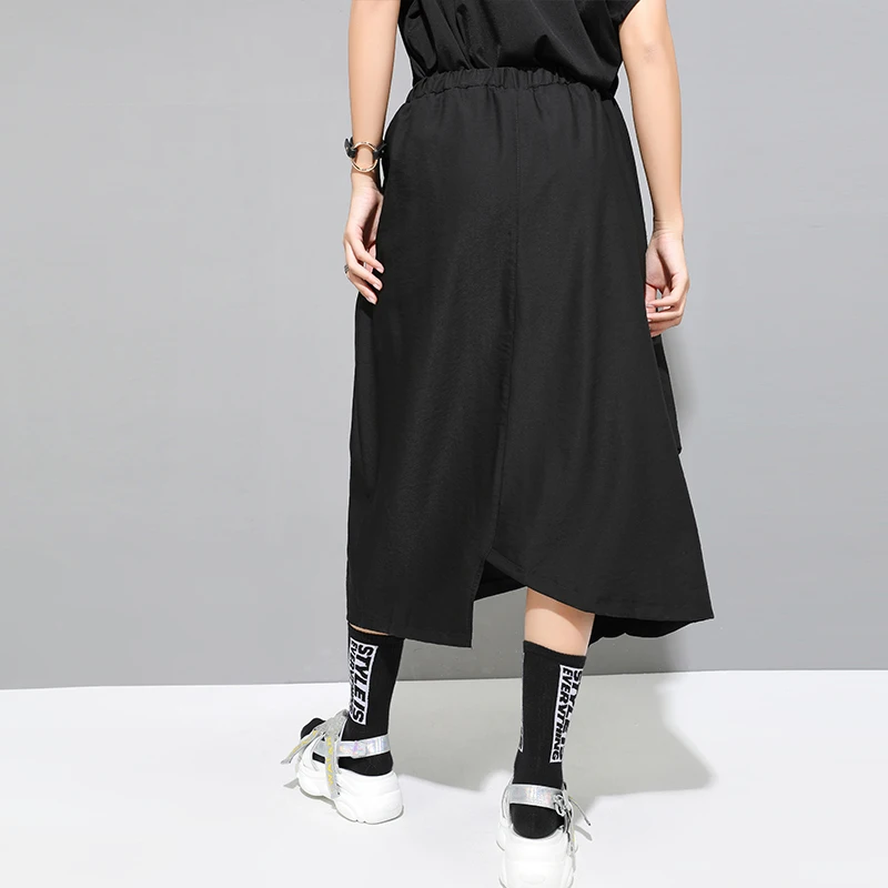 skirt, - women's hem, black, high elastic belt, fashion, spring, autumn, 2021, 1w04901
skirt, - women's hem, black, high elastic belt, fashion, spring, autumn, 2021, 1w04901
