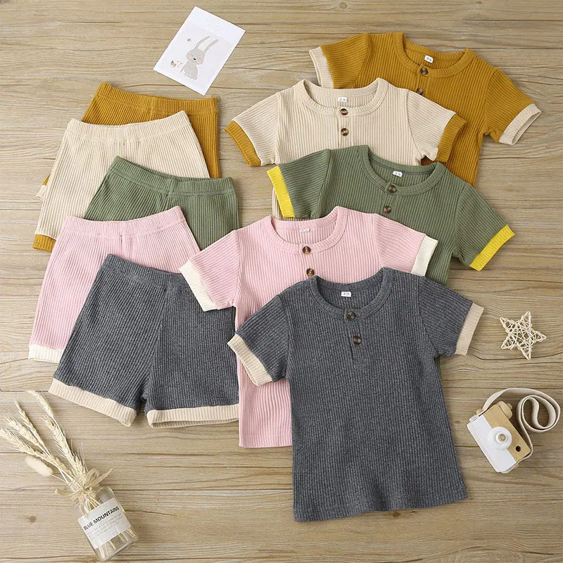Summer Infant Baby Boys Girls Clothes Set Cotton Short Sleeve Baby T-shirt + Shorts Toddler Newborn Outfits Clothing
Summer Infant Baby Boys Girls Clothes Set Cotton Short Sleeve Baby T-shirt + Shorts Toddler Newborn Outfits Clothing