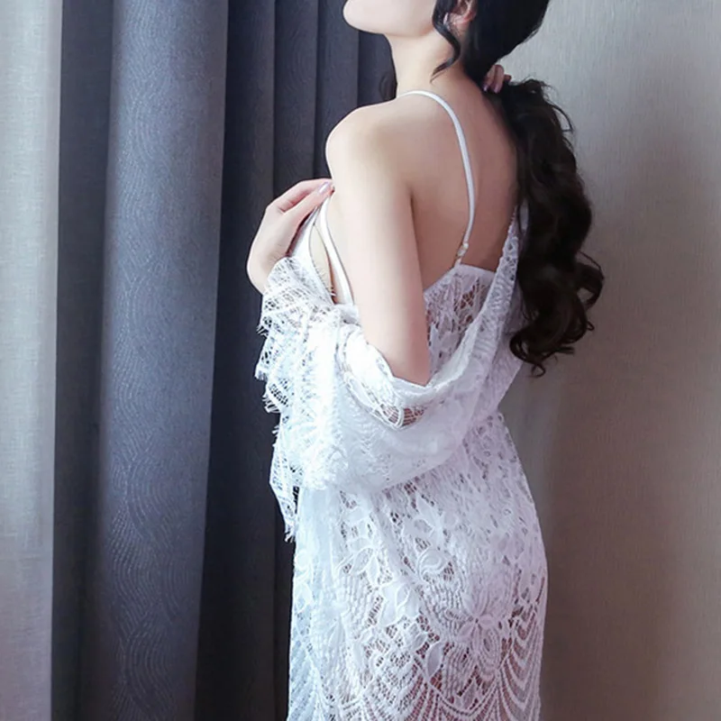 Hot Ladies Sexys Lingerie Perspective Sling Temptation Lace Pajamas Nightdress Set sy998
Hot Ladies Sexys Lingerie Perspective Sling Temptation Lace Pajamas Nightdress Set sy998