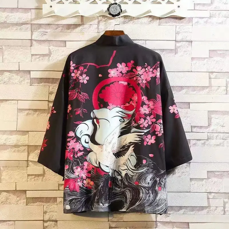 2021 new men's thin shirt, Chinese wind and Sun Block suit, summer vintage Daopao, seven-sleeved top
2021 new men's thin shirt, Chinese wind and Sun Block suit, summer vintage Daopao, seven-sleeved top