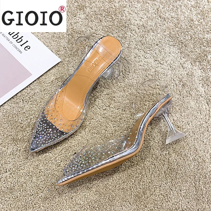Transparent Crystal High Heels Women's Sandals 2021 Thin Heels Party Shoes for Women Pumps Pointed Toe Summer Sandals Women's
Transparent Crystal High Heels Women's Sandals 2021 Thin Heels Party Shoes for Women Pumps Pointed Toe Summer Sandals Women's