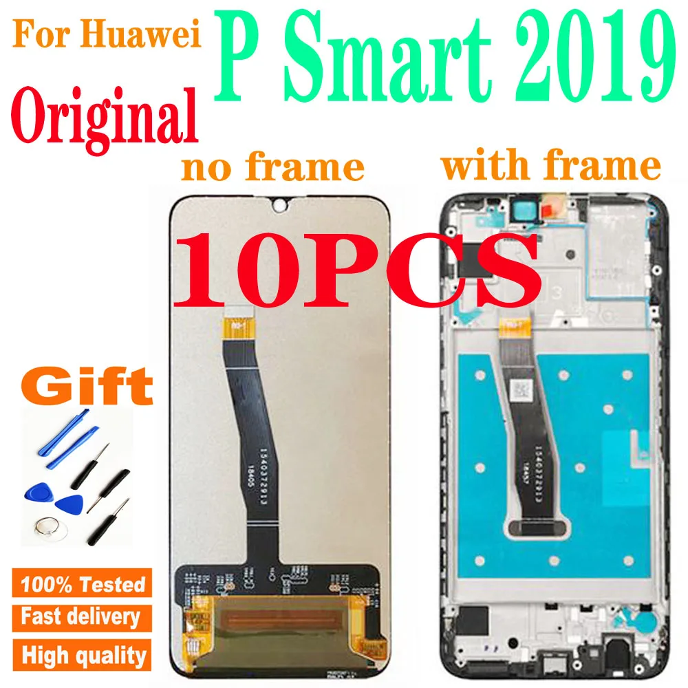 10 шт. Оригинал для Huawei P Smart 2019, ЖК-дисплей, сенсорный экран, дигитайзер, для P Smart 2019 POT-LX1 L21 LX3 замены сенсорного экрана
10 шт. Оригинал для Huawei P Smart 2019, ЖК-дисплей, сенсорный экран, дигитайзер, для P Smart 2019 POT-LX1 L21 LX3 замены сенсорного экрана
