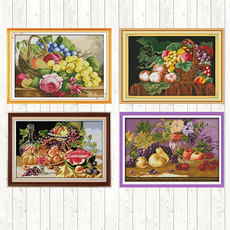 Fruit Feast DMC Cotton Thread Printed Canvas DIY Needlework Crafts Cross Stitch Kit Embroidery Kit 14CT 11CT Counted and Stamped
Fruit Feast DMC Cotton Thread Printed Canvas DIY Needlework Crafts Cross Stitch Kit Embroidery Kit 14CT 11CT Counted and Stamped