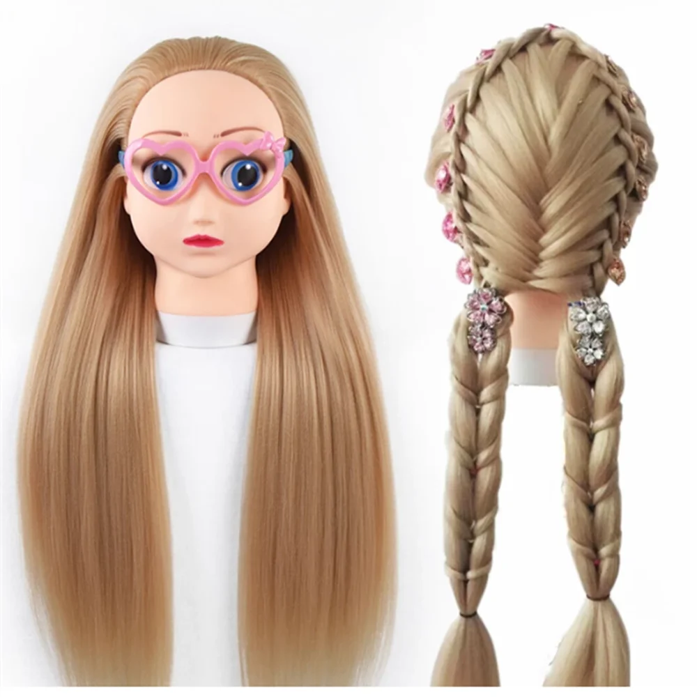 QY Hair Professional Training Long Glode Hair Braid Various Hairstyles Practice Makeup Wig Head Mold
QY Hair Professional Training Long Glode Hair Braid Various Hairstyles Practice Makeup Wig Head Mold