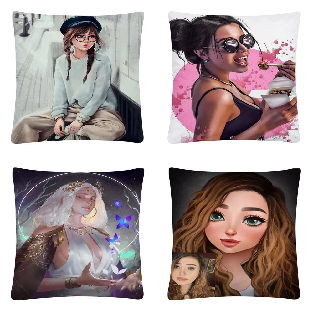 Beautiful girl half body pattern Soft Short Plush Cushion Cover Pillow Case for Home Sofa Car Decor Pillowcase45X45cm
Beautiful girl half body pattern Soft Short Plush Cushion Cover Pillow Case for Home Sofa Car Decor Pillowcase45X45cm