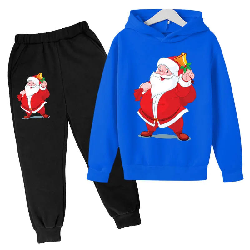 2022New 4-14Y Kids Hoodie Pants Suits Santa Claus Children Sweatshirts Hoodies Boys Girls Spring Sportswear Christmas Gift Sets
2022New 4-14Y Kids Hoodie Pants Suits Santa Claus Children Sweatshirts Hoodies Boys Girls Spring Sportswear Christmas Gift Sets