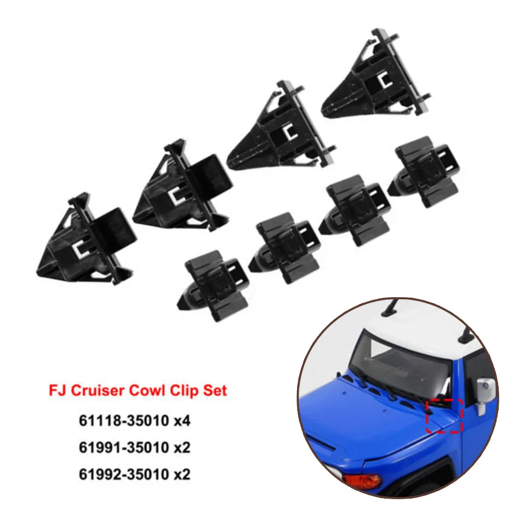 8pcs Car Panel Clips Body Retainer Fender Cowl Clip Set FOR TOYOTA FJ Cruiser 2007-14 Car Accessories
8pcs Car Panel Clips Body Retainer Fender Cowl Clip Set FOR TOYOTA FJ Cruiser 2007-14 Car Accessories