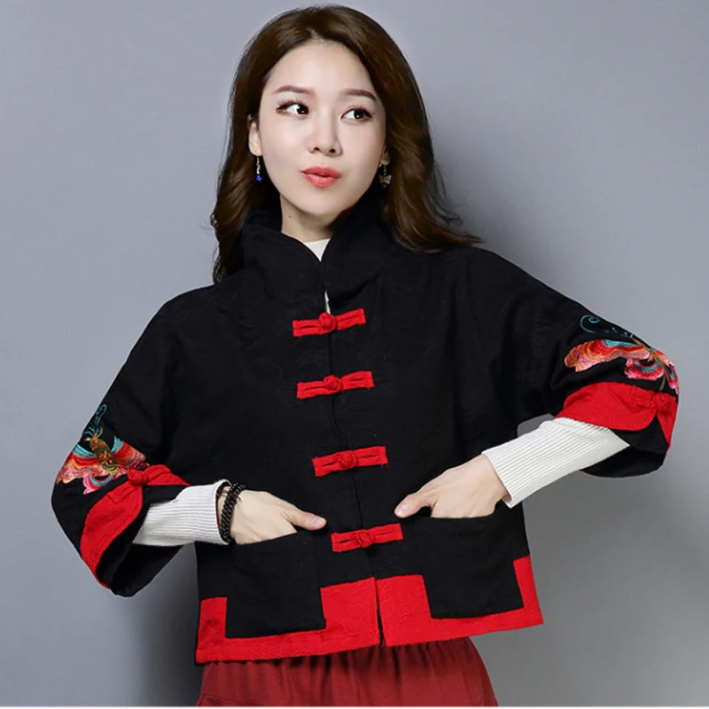 Chinese Traditional Costume Women Classic Tang Suit Qipao Shirts Hanfu Ethnic Vintage New Year Party Tops Autumn Winter Clothing
Chinese Traditional Costume Women Classic Tang Suit Qipao Shirts Hanfu Ethnic Vintage New Year Party Tops Autumn Winter Clothing