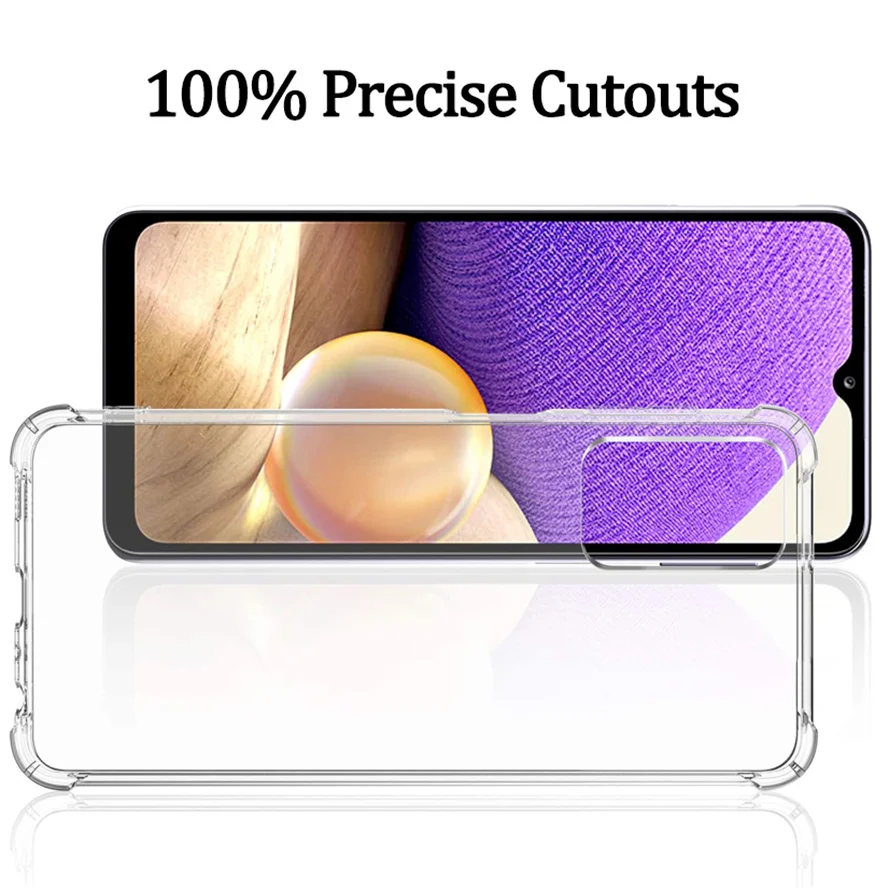 5-in-1, For Samsung A32 Phone Cases + Glass Samsung A52/A72 Galaxy A32 4G/5G Anti-Shock Silicone Cover Samsung Galaxy A 32 Case
5-in-1, For Samsung A32 Phone Cases + Glass Samsung A52/A72 Galaxy A32 4G/5G Anti-Shock Silicone Cover Samsung Galaxy A 32 Case
