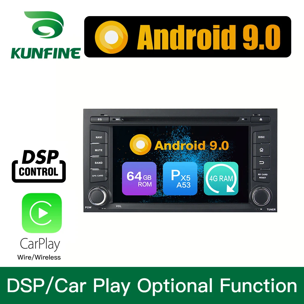 Android 9 0 Octa Core 4 Гб RAM 64 Rom автомобильный DVD GPS мультимедийный плеер стерео для SEAT LEON 2014