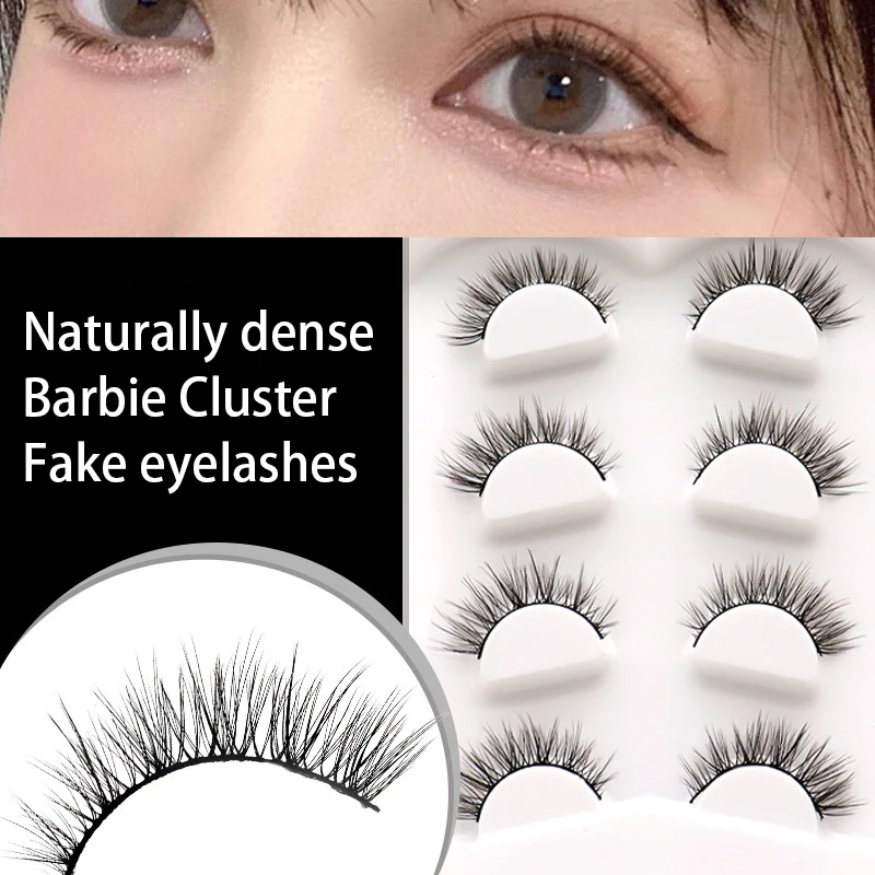 Newly 4 Pairs Thick Fake Eyelashes Natural Look Eyelashes Handmade Lashes Heavy Stage Eye Makeup Gift for Girls Women
Newly 4 Pairs Thick Fake Eyelashes Natural Look Eyelashes Handmade Lashes Heavy Stage Eye Makeup Gift for Girls Women