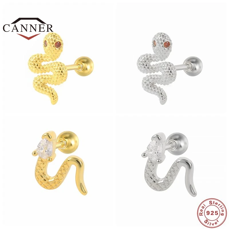 CANNER Real 925 Sterling Silver Cute Small Cute Piercing Cartilage Ear Stud Earrings for Women Earings Fine Jewelry pendientes
CANNER Real 925 Sterling Silver Cute Small Cute Piercing Cartilage Ear Stud Earrings for Women Earings Fine Jewelry pendientes