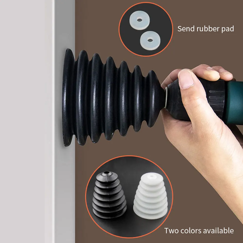 2PCS Electric Hammer Dust Cover Silicone Impact Drill Dust Collector Accessories Dustproof Device Power Tool Accessories
2PCS Electric Hammer Dust Cover Silicone Impact Drill Dust Collector Accessories Dustproof Device Power Tool Accessories