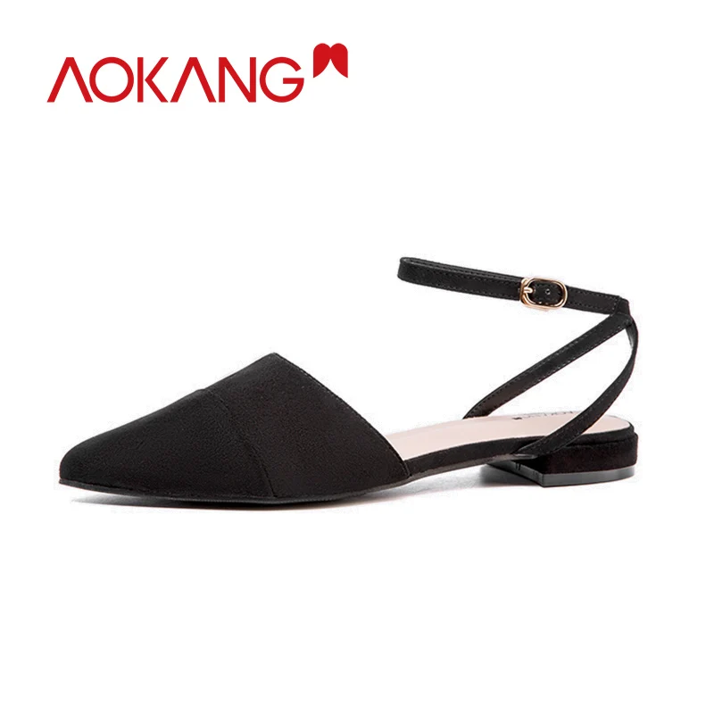 AOKANG 2020 Flats Woman Pointed Toe Fashion Sandals Female Ankle Strap Ladies Sandals Brand Luxury Dress Shoes Woman
AOKANG 2020 Flats Woman Pointed Toe Fashion Sandals Female Ankle Strap Ladies Sandals Brand Luxury Dress Shoes Woman