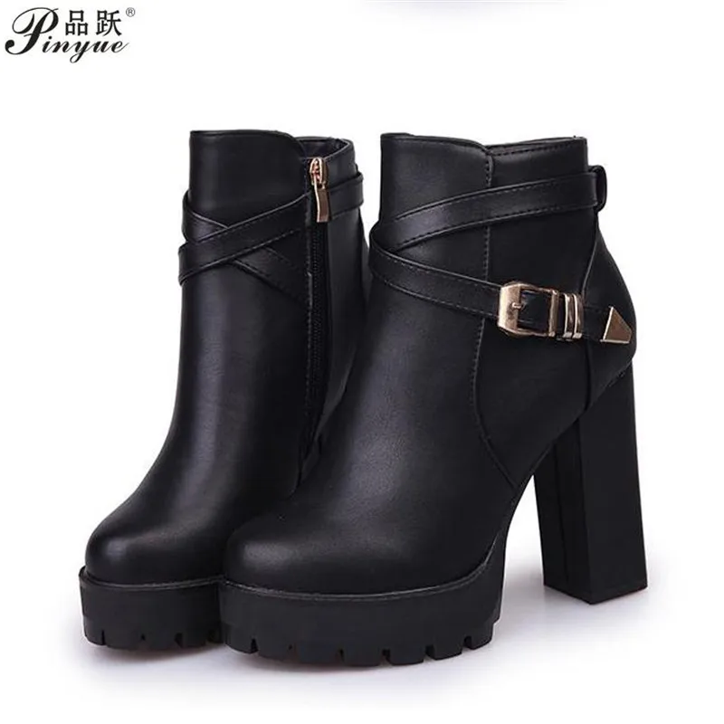 Fashion Ankle Boots For Women High Heels Buckle Motorcycle Boots Platform Black White pu leather Party Shoes
Fashion Ankle Boots For Women High Heels Buckle Motorcycle Boots Platform Black White pu leather Party Shoes