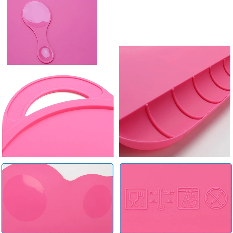 4 Colors Baby Silicon Plate Sucker Slip-resistant One Piece Baby Silicone Placemat Bowl Waterproof Kid Dinner Plate Tableware
4 Colors Baby Silicon Plate Sucker Slip-resistant One Piece Baby Silicone Placemat Bowl Waterproof Kid Dinner Plate Tableware