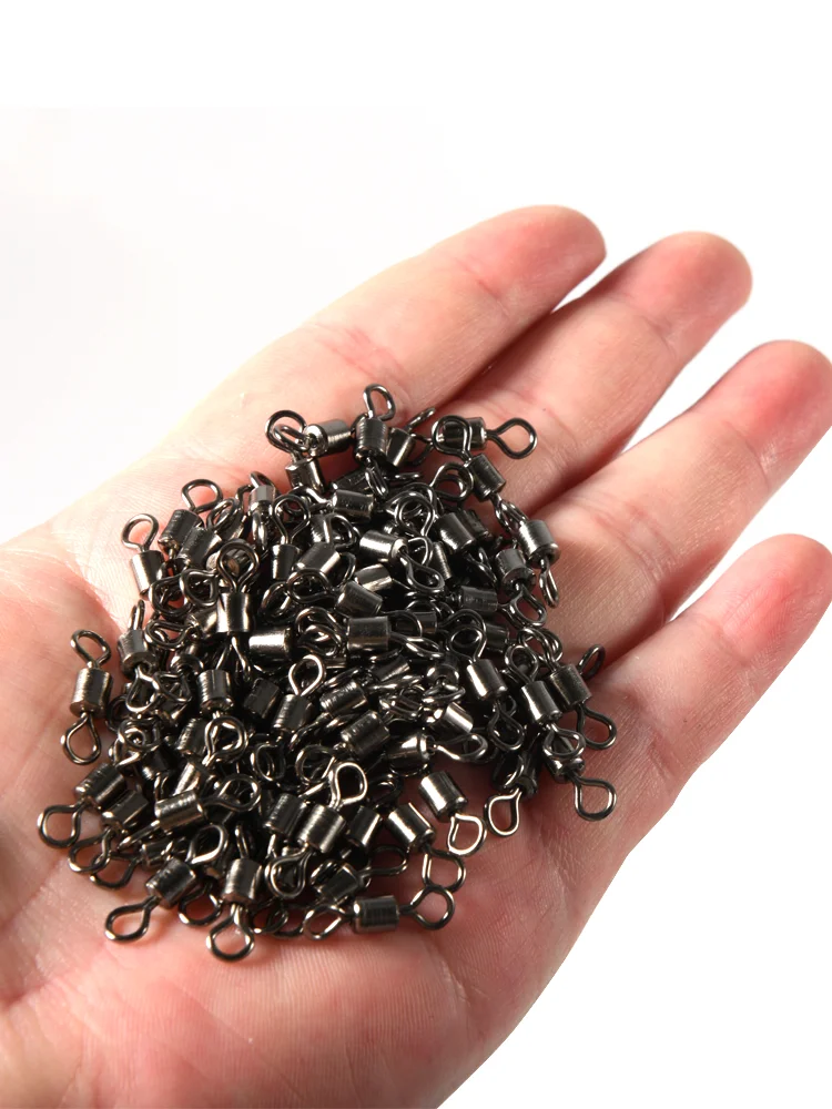 Fishhooks 100PCS Fishing Barrel Bearing Rolling Swivel Solid Stainless Steel Beads Ring LB Lures Connector Tackle Accessories
Fishhooks 100PCS Fishing Barrel Bearing Rolling Swivel Solid Stainless Steel Beads Ring LB Lures Connector Tackle Accessories