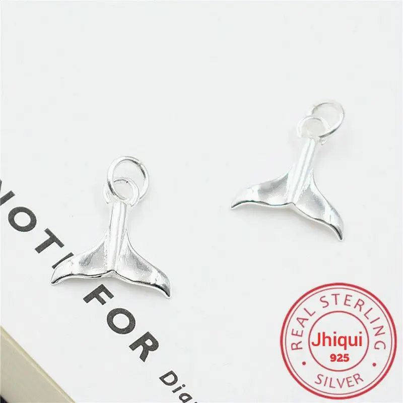 Real 925 Sterling Silver Accessories Fish Tail Pendant Charm Suit DIY Earrings Bracelet Pendant Necklace Fine Jewelry Findings
Real 925 Sterling Silver Accessories Fish Tail Pendant Charm Suit DIY Earrings Bracelet Pendant Necklace Fine Jewelry Findings