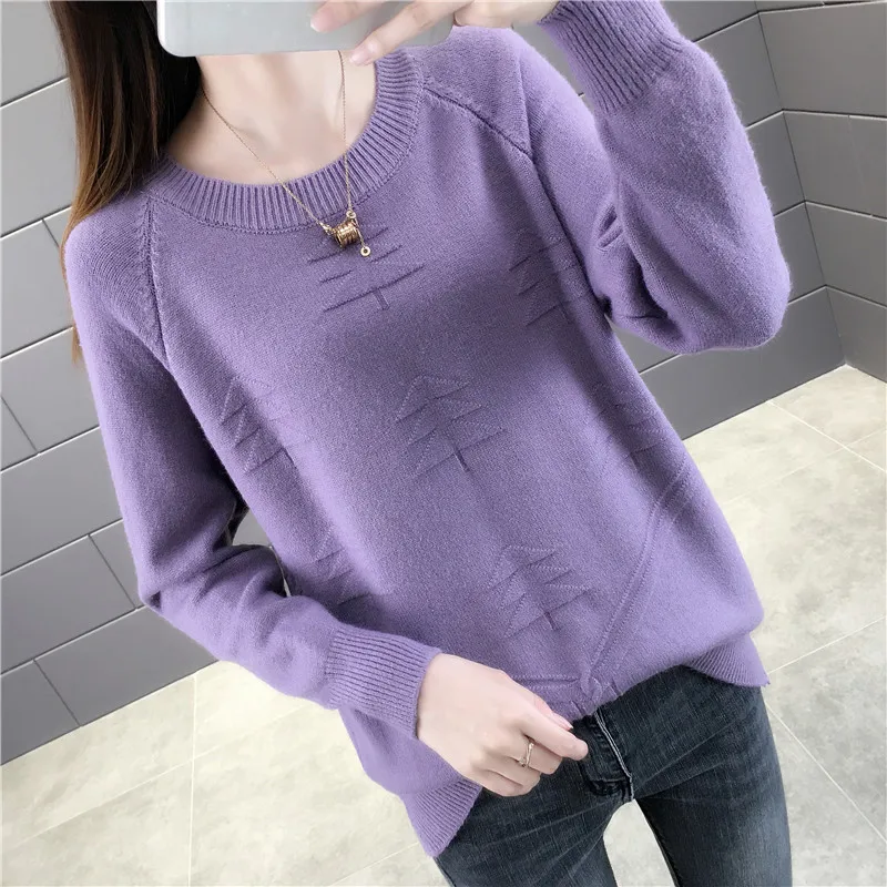 2021 Autumn Winter New Knitted Sweater Women Korean Round Neck Pullover Base Sweater Female Short Elasticity Sweater Vintage Top
2021 Autumn Winter New Knitted Sweater Women Korean Round Neck Pullover Base Sweater Female Short Elasticity Sweater Vintage Top