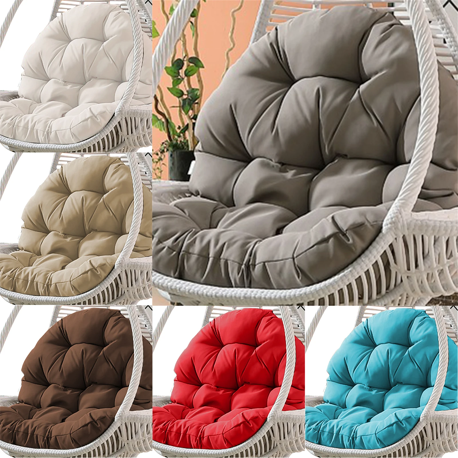 Swing Chair Cushion Recliner Rocking Chair Rattan Garden Sofa Thick Seat Cushion Hanging Patio Basket Back Pads Without Hammocks
Swing Chair Cushion Recliner Rocking Chair Rattan Garden Sofa Thick Seat Cushion Hanging Patio Basket Back Pads Without Hammocks