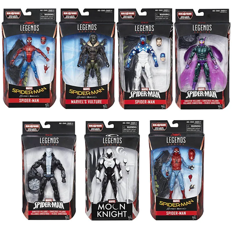 Hasbro Marvel Spider-Man Homecoming Vulture Cosmic Tombstone Moon Knight Beetle Model Anime Figures Favorites Collect Ornaments
Hasbro Marvel Spider-Man Homecoming Vulture Cosmic Tombstone Moon Knight Beetle Model Anime Figures Favorites Collect Ornaments