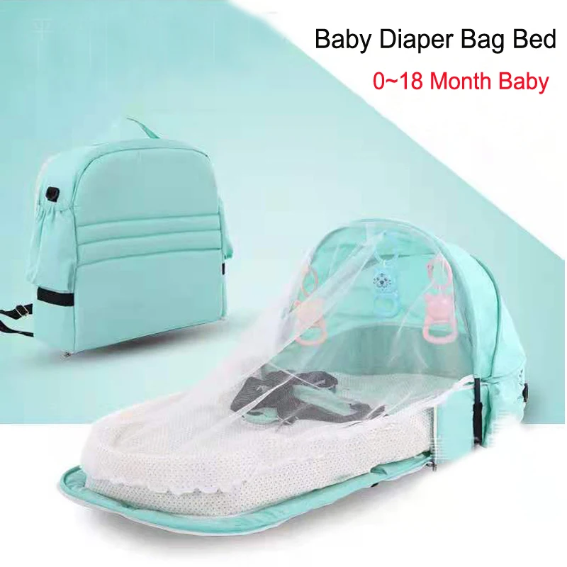 Travel Bed Backpack For Mom Babies Diaper Bag Portable Crib Sleeping Nest Cot For Newborns Mummy Maternity Nappy Bags With Toys
Travel Bed Backpack For Mom Babies Diaper Bag Portable Crib Sleeping Nest Cot For Newborns Mummy Maternity Nappy Bags With Toys
