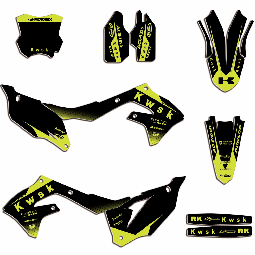KXF450 Sticker Kit Full Motorcycle Fairing Graphic 3M Sticker for Kawasaki KXF 450 2019 2020 2021 KX450F KX 450F
KXF450 Sticker Kit Full Motorcycle Fairing Graphic 3M Sticker for Kawasaki KXF 450 2019 2020 2021 KX450F KX 450F