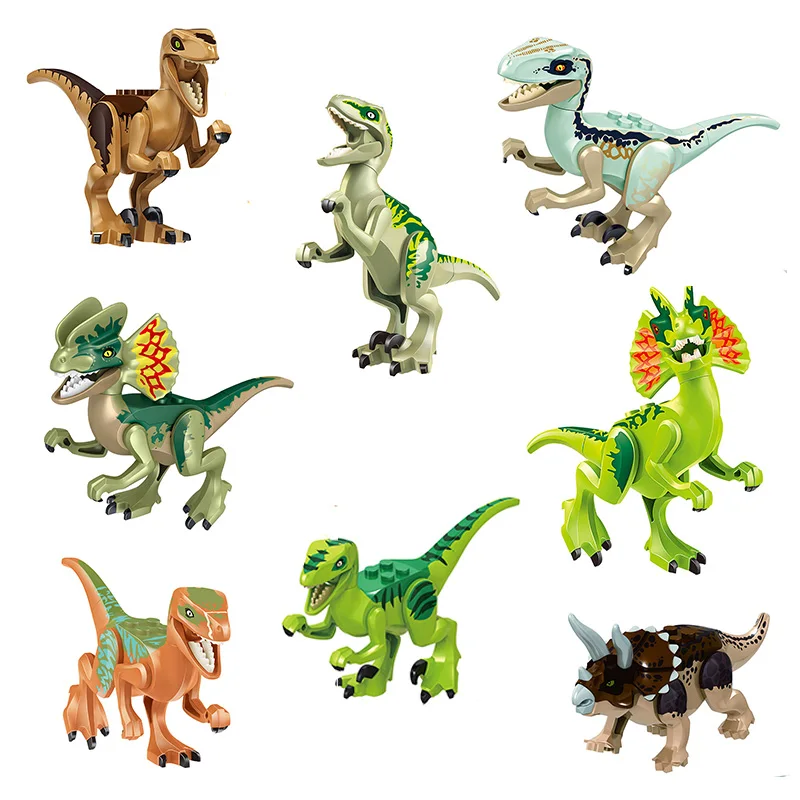 8Pcs/Set Animal World Jurassic Dinosaur Park Velociraptor DIY model Accessories Building Blocks Bricks Toys Gifts
8Pcs/Set Animal World Jurassic Dinosaur Park Velociraptor DIY model Accessories Building Blocks Bricks Toys Gifts