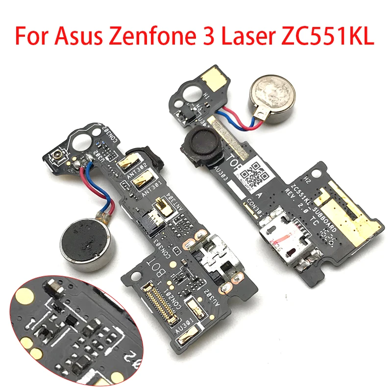 Оригинальный док разъем для Asus Zenfone 3 Laser ZC551KL Micro USB зарядное устройство Порт