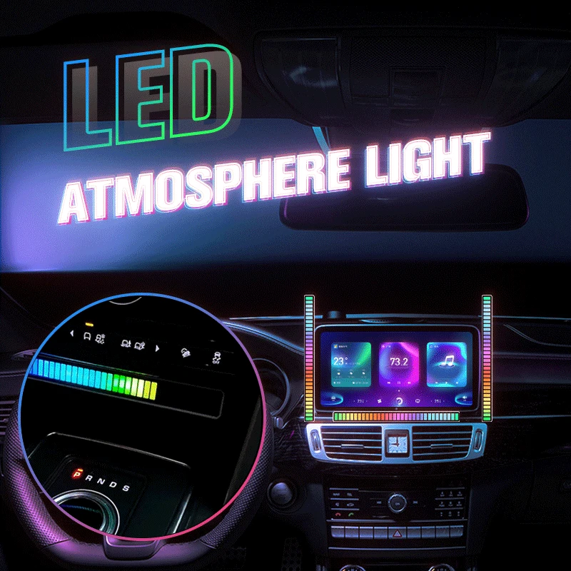 NEW Music Sound control LED Atmosphere Light Colorful Sound Control Light app control Pickup Voice Activated Rhythm Lights
NEW Music Sound control LED Atmosphere Light Colorful Sound Control Light app control Pickup Voice Activated Rhythm Lights