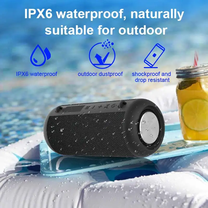 Водонепроницаемая Bluetooth колонка 20 Вт IPX6 3600 мАч|Компьютерные кабели и разъемы| |