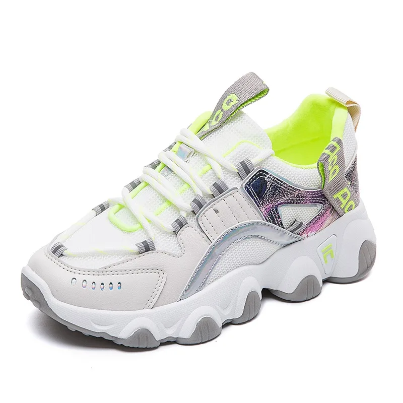 Daddy Shoes Women's Autumn New Mesh Surface Running Sports Shoes Breathable Platform White Women's Shoes
Daddy Shoes Women's Autumn New Mesh Surface Running Sports Shoes Breathable Platform White Women's Shoes