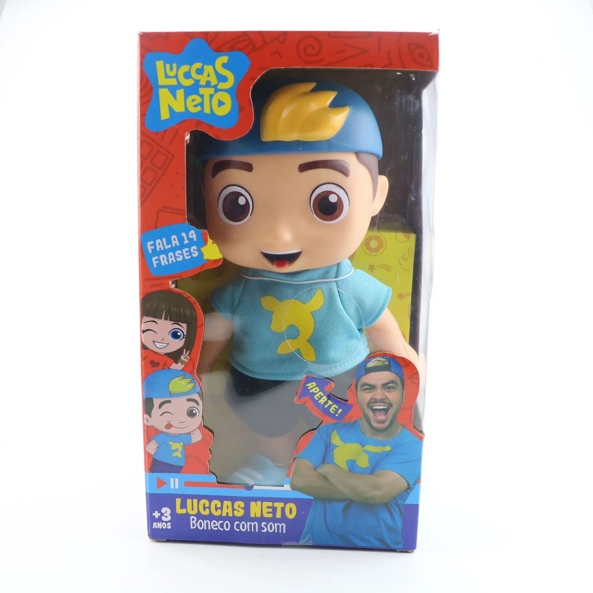 2019 NEW 25cm Luccas Neto Doll Action Figure Toys Vinyl Model Doll with Sound Children Christmas Gift
2019 NEW 25cm Luccas Neto Doll Action Figure Toys Vinyl Model Doll with Sound Children Christmas Gift