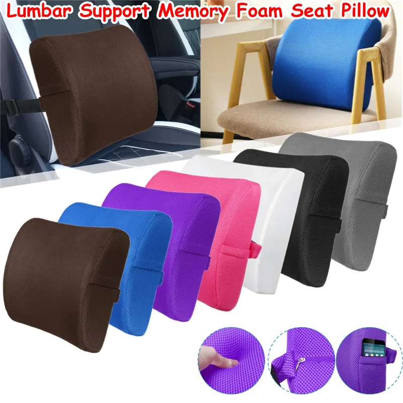 Soft Memory Foam Mesh Car Seat Winter Pillows Lumbar Support Back Massager Waist Cushion For Chairs Home Office Relieve Pain 
Soft Memory Foam Mesh Car Seat Winter Pillows Lumbar Support Back Massager Waist Cushion For Chairs Home Office Relieve Pain