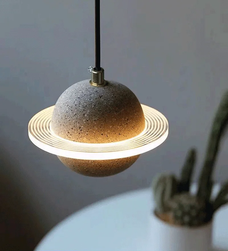 Industrial Loft Cement Single Head Planet Pendant Light Children's Room Bedroom Restaurant Bar Corridor LED Bedside Hanging Lamp
Industrial Loft Cement Single Head Planet Pendant Light Children's Room Bedroom Restaurant Bar Corridor LED Bedside Hanging Lamp