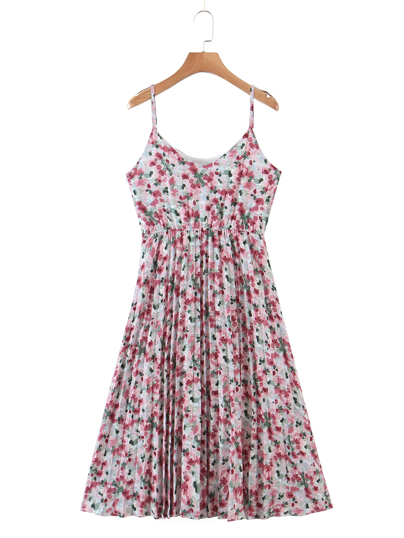 Женская юбка с цветочным принтом, с высокой талией 
Женская юбка с цветочным принтом, с высокой талией