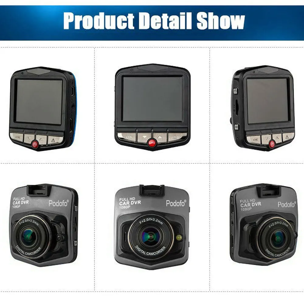 Podofo Mini Car DVR Camera Dash Cam Auto Registrator Digital Video Recorder Parking Recorder Night Vision G-sensor Dash Cam DVRs
Podofo Mini Car DVR Camera Dash Cam Auto Registrator Digital Video Recorder Parking Recorder Night Vision G-sensor Dash Cam DVRs