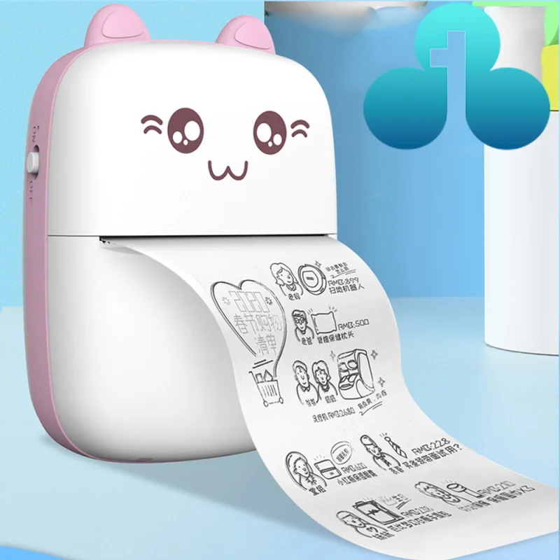 MINI CAT Wireless Label Printer Portable Bluetooth Thermal Pocket Print Photo 58mm Android IOS Home Use Office Fast Printers
MINI CAT Wireless Label Printer Portable Bluetooth Thermal Pocket Print Photo 58mm Android IOS Home Use Office Fast Printers