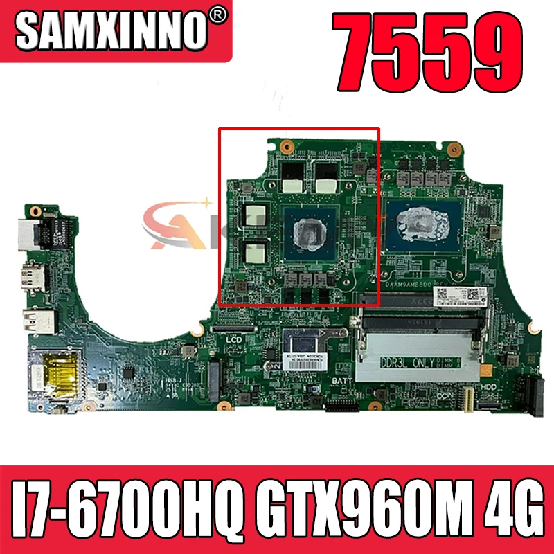 Материнская плата для ноутбука Dell Inspiron 7559, CN-0MPYPP, DAAM9AMB8D0, N16P-GX-A2, GTX960M, 4G, I7-6700HQ, MPYPP, 100% рабочая
Материнская плата для ноутбука Dell Inspiron 7559, CN-0MPYPP, DAAM9AMB8D0, N16P-GX-A2, GTX960M, 4G, I7-6700HQ, MPYPP, 100% рабочая