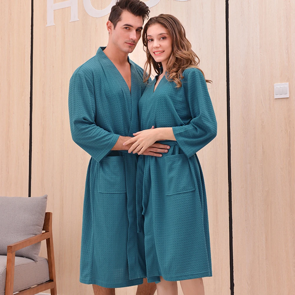 Men/Women Lovers Spring Summer Fall Bath Robe Absorbing Water Sweat Male Bathrobe Sexy Kimono Robes Nightwear Women Sleep Robe
Men/Women Lovers Spring Summer Fall Bath Robe Absorbing Water Sweat Male Bathrobe Sexy Kimono Robes Nightwear Women Sleep Robe